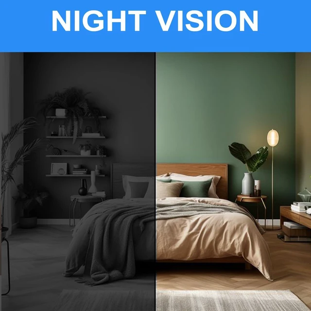 Alt view image 5 of 7 - Hidden Camera Wireless, Mini WiFi 1080P HD Camera for Home Security, APP Control Surveillance Camera Indoor Outdoor for Baby Pet, Secret Nanny Cam with Night Vision(Video Only)