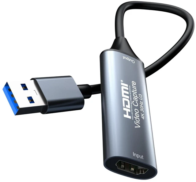 Main image of 4K 30FPS HDMI Video Capture Card,Video Recording Card HDMI USB 3.0 for Gaming Live Streaming TV Recorder, for Windows Android Mac OS System VLC,OBS,Amcap,PS5,Switch,Xbox