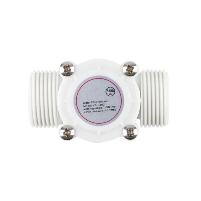 Alt view image 2 of 4 - S403 3-Wire G3/4" Flow Meter Flow Sensor Water Dispenser Flow Meter Hall Sensor DC3.5V-24V 1-60L/min S403