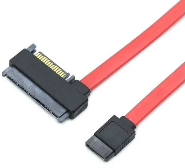 Main image of High-Speed PC Hardware Cable Adapter SATA Hard Drive SFF-8482 SAS29+15P Female to SATA 7Pin Female without Clips
