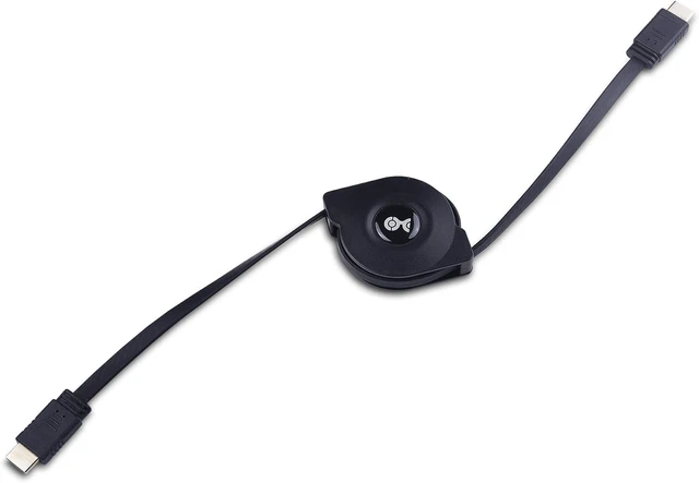 Alt view image 2 of 7 - Retractable HDMI Cable with HDR and 4K 60Hz Resolution Support - 3.3 Feet
