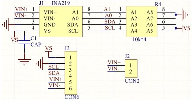Alt view image 3 of 6 - 2pcs INA219 I2C High Precision Bi-Directional DC Current Sensor Module for Zero Drift and Power Monitoring