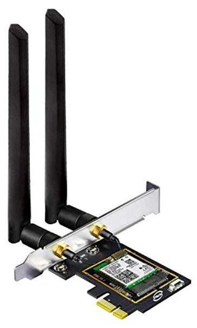 Main image of OKN WiFi 6E AX5400 PCIe WiFi Card Intel AX210 Chipset Bluetooth 5.3 WPA3 11AX Tri Band Wireless Adapter with MU-MIMO, OFDMA, Ultra-Low Latency, Low-Profile Bracket, Supports Windows 11, 10 (64bit)