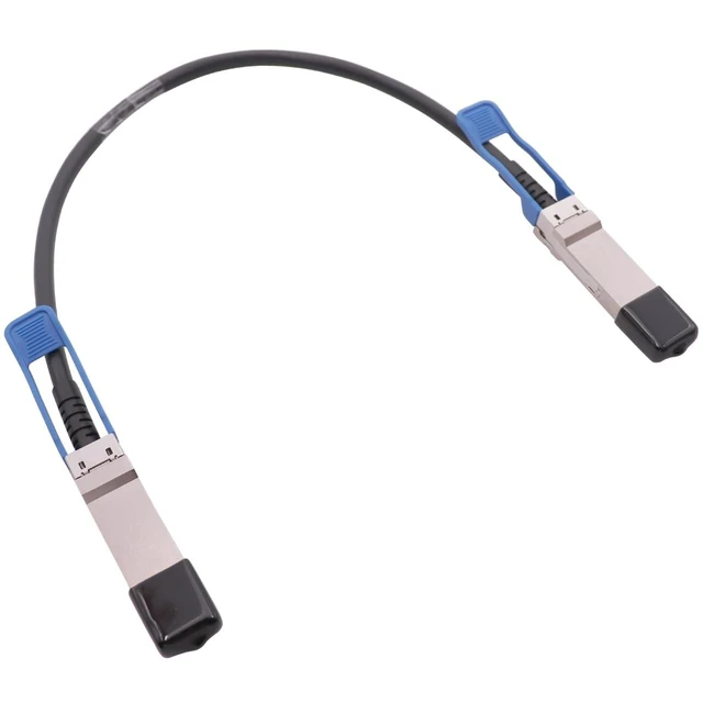 Alt view image 3 of 5 - Wiitek 100GbE QSFP28 DAC Twinax Cable, 0.5 Meter 100GBASE-CR Passive Copper Cable, Compatible for Mellanox MCP1600-C0005, with Blue Pull Tab
