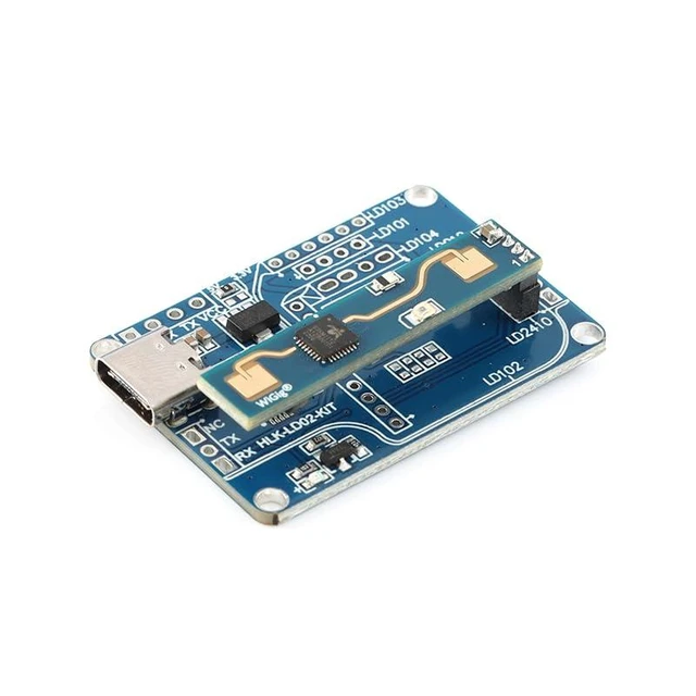 Alt view image 4 of 5 - HLK-LD2410B 24GHz Human Presence Radar Module Test Kit with Bluetooth LD2410 Smart Human Detection Sensor Module Board with Bluetooth Test Kit