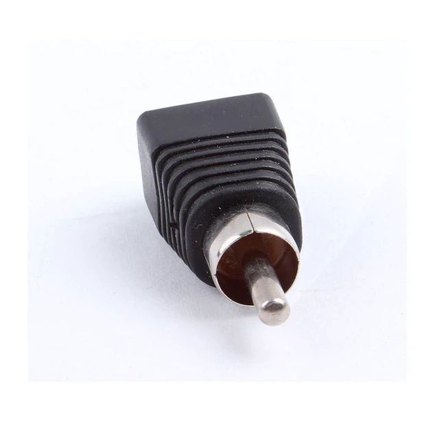 Alt view image 6 of 6 - RCA Male Plug to AV Screw Terminal Audio/Video Connector 10-Pack RCA Plugs for Speaker Wire Solderless Phono RCA Adapter