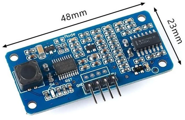 Alt view image 3 of 4 - JSN-SR20-Y1 Ultrasonic Ranging Module Distance Measuring Sensor Module Range 2-500cm Waterproof and Dustproof Equipped with Dual Wire Probes