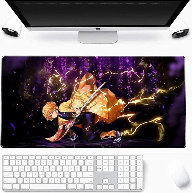 Alt view image 2 of 7 - Large Mouse Pad, Extended Gaming Mousepad Non-Slip Base Keyboard Pad,Desk Mat 24" x 14" in, Anime Mouse Pad
