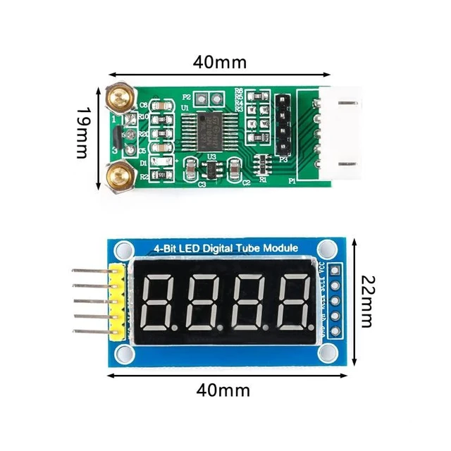 Alt view image 5 of 5 - 000 JESSINIE Hall Sensor Module Digital Display Magnetic Field Induction Intensity Detection Module Bare Board Modbus/at Voltage 5V