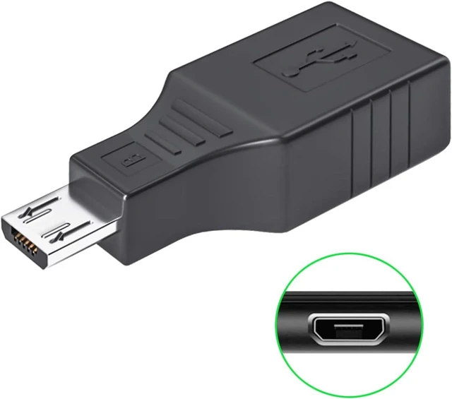 Alt view image 2 of 6 - 2 Pack USB2.0 OTG Adapter Micro USB Male to USB A Female Converter for Android Phones/Tablets Charging & Data Transfer(Compatible with Galaxy LG PS4)