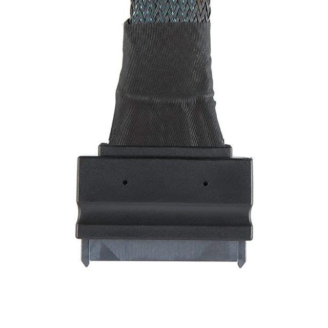 Alt view image 5 of 5 - SFF-8639 NVME PCIe Extension Cable, U.2 U2 SFF-8639 NVME PCIe SSD Male to Female Extension Cable 50cm 68pin/Black