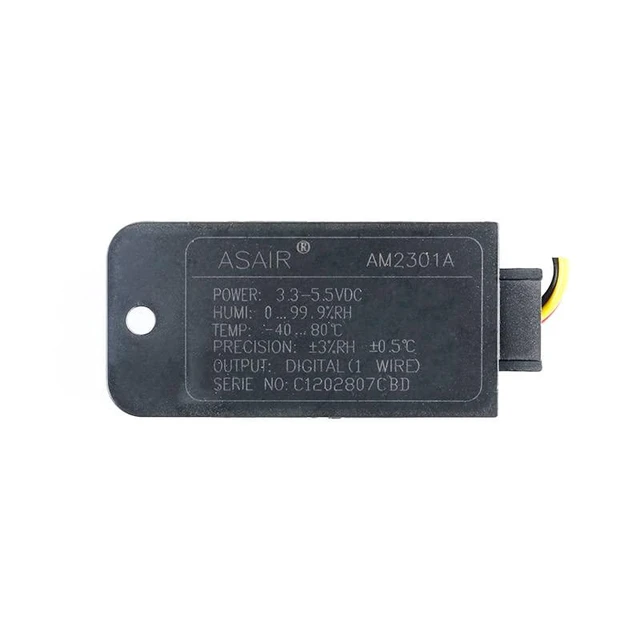 Alt view image 5 of 5 - 2Pcs AM2301A Digital Temperature and Humidity Sensor Module AM2301 Capacitive Single Bus High Precision Sensor with 25CM Cable