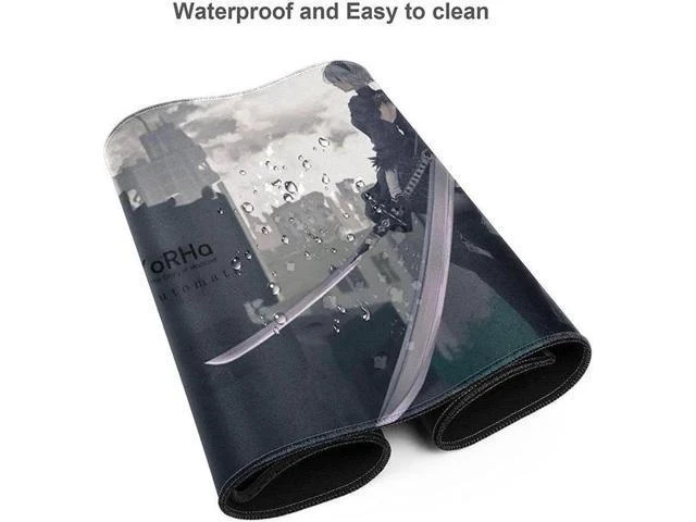 Alt view image 4 of 6 - Large Mouse Pad, Extended Gaming Mousepad Non-Slip Base Keyboard Pad,Desk Mat 90x40cm, Anime Mouse Pad 90x40cm
