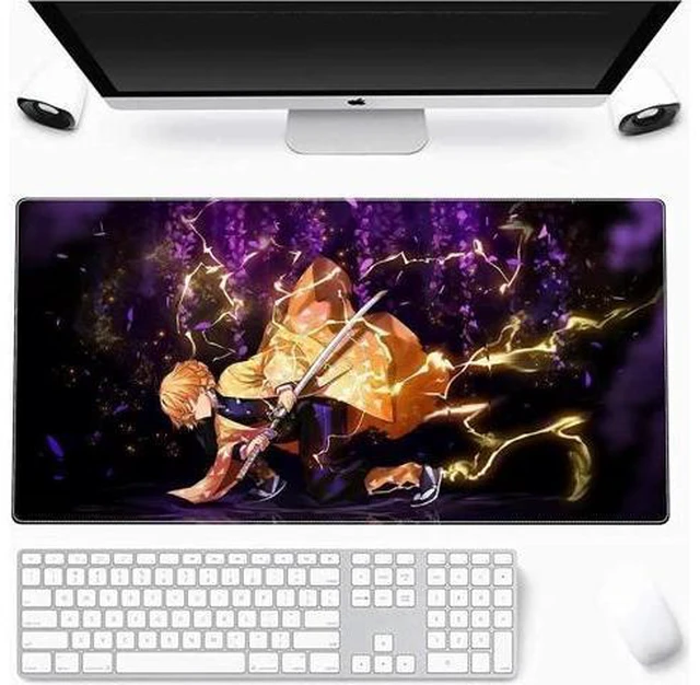 Alt view image 2 of 6 - Large Mouse Pad, Extended Gaming Mousepad Non-Slip Base Keyboard Pad,Desk Mat 900x400mm, Anime Mouse Pad 900x400mm