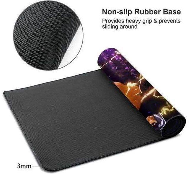 Alt view image 3 of 6 - Large Mouse Pad, Extended Gaming Mousepad Non-Slip Base Keyboard Pad,Desk Mat 900x400mm, Anime Mouse Pad 900x400mm