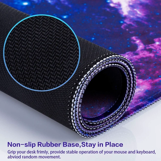 Alt view image 6 of 7 - Gaming Mouse Pad, 31.5x15.7inch Large Extended Mousepad Big Computer Desk Mat for Keyboard and Mouse Full Desk Mouse Mat with Non-Slip & Rubber Base
