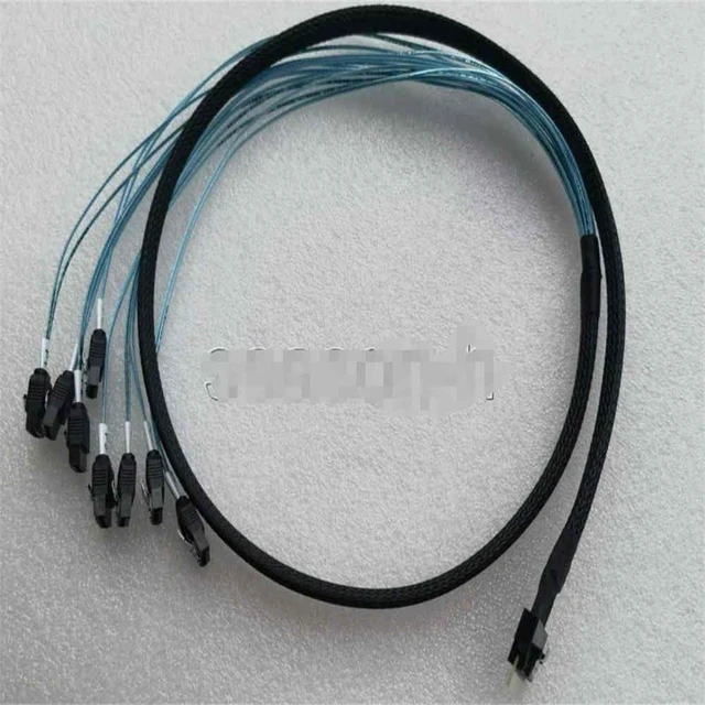 Main image of FOR PCI-E Slimline SAS SFF-8654 8I To 8 Ports SATA 1M server hard drive Cable