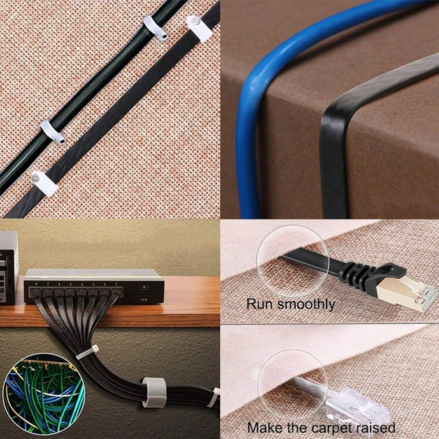Alt view image 13 of 14 - BUSOHE Cat8 Ethernet Cable 3FT 5 Pack Multi Color, Cat-8 Flat RJ45 Computer Internet LAN Network Ethernet Patch Cable Cord, 40Gbps 2000MHz Faster Than Cat7/Cat6/Cat5-3-Feet
