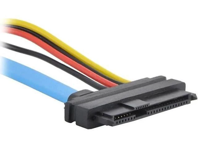 Alt view image 4 of 5 - 2.3ft SFF-8482 SAS to SATA Adapter Cable with 7 Inch 4Pin Molex Power Cord, Connect SAS HDD to Motherboard SATA Interface