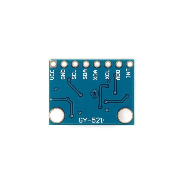 Alt view image 5 of 5 - 3 Pcs MPU-6050 9-Axis Motion Sensor, 3 Axis Gyroscope & 3 Axis Accelerometer, I2C/SPI Interface 16-bit ADCs Embedded DMP Temperature Sensor DC 3-5V