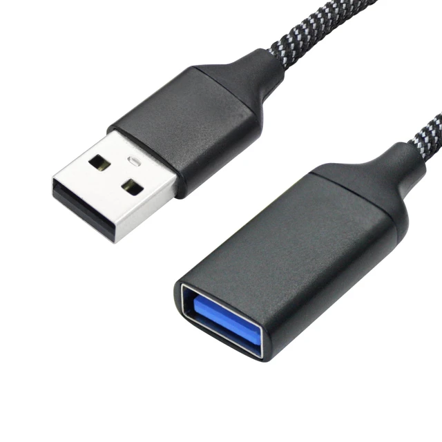 Alt view image 2 of 6 - USB Splitter Cable 1FT, USB A Male to Dual USB A Female Y Splitter Adapter 1 in 2 Out, Power & Data with OTG Function Intelligent Chip, for Smartphone, Laptop, Car etc