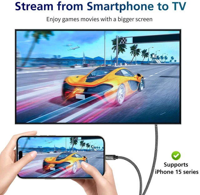 Alt view image 6 of 7 - USB c Data Cable 20GbpsUSB c Monitor Cable,USB c Display Cable,USB c 3.2 gen 2 Cable 240W USB c Video Cable 4K@144Hz USB C Data Transfer Cable,(5ft)