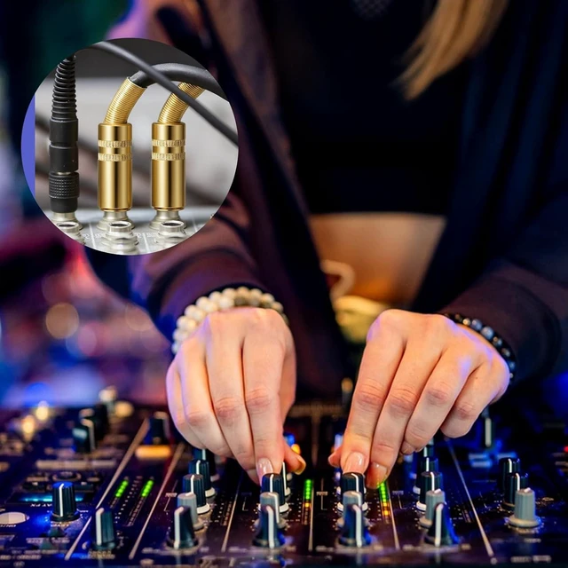 Alt view image 6 of 7 - 6 PCS 3.5mm Stereo Plug 3.5mm Audio Jack Headphone Jack Male Plug 1/8 Stereo Male Plugs Audio Cable Connector Replacement for Audio-Repair