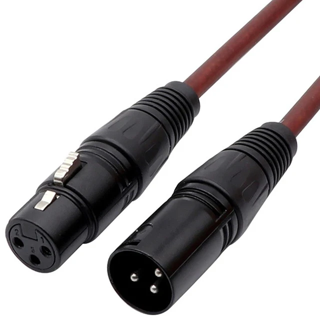Main image of XLR Male to Female Audio Cable Microphone Connection Cord, 3-Pin Balanced XLR to XLR Cable for Mic / Mixer / Audio Interface - 1.5m