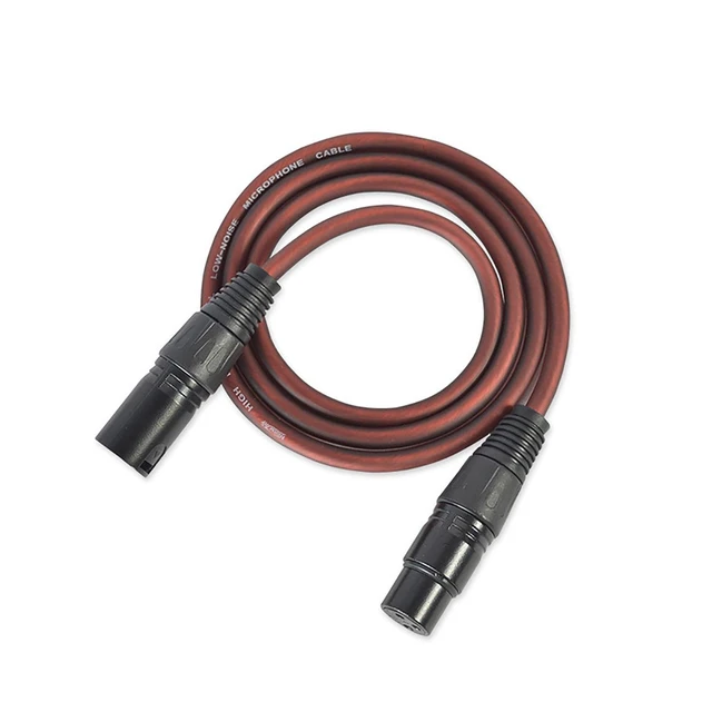 Alt view image 4 of 5 - XLR Male to Female Audio Cable Microphone Connection Cord, 3-Pin Balanced XLR to XLR Cable for Mic / Mixer / Audio Interface - 1.5m