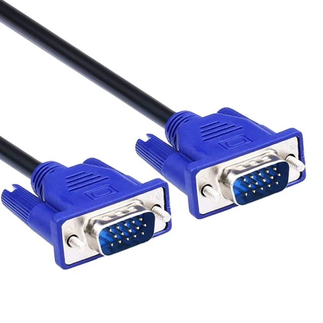Alt view image 5 of 5 - DaFuRui 4Pack VGA to VGA Cable5Ft HD15 VGA Male to Male Cable for TV Computer VGA Monitor Cable with Blue Connector