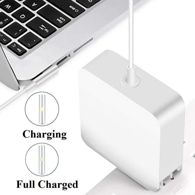 Alt view image 5 of 7 - Replacement for MacBook Pro Charger, 60W Magnetic L-Tip Power Adapter for Mac Book and Mac Book Pro 13-inch (Before Mid 2012 Models)