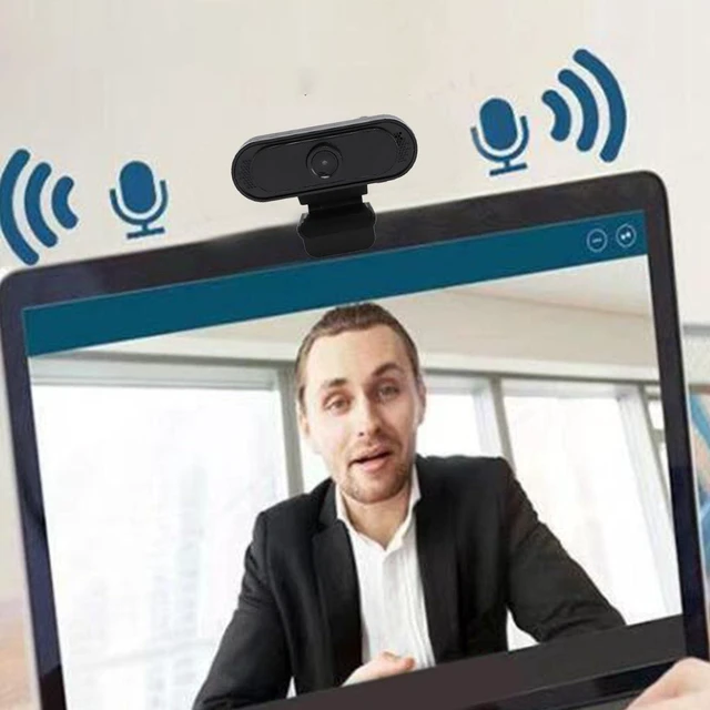 Alt view image 4 of 5 - Pomya 1080P HD Webcam with Noise Canceling Microphone, 30FPS USB Webcam with 1.5m USB Cable for Meeting, Online Classes, Zoom