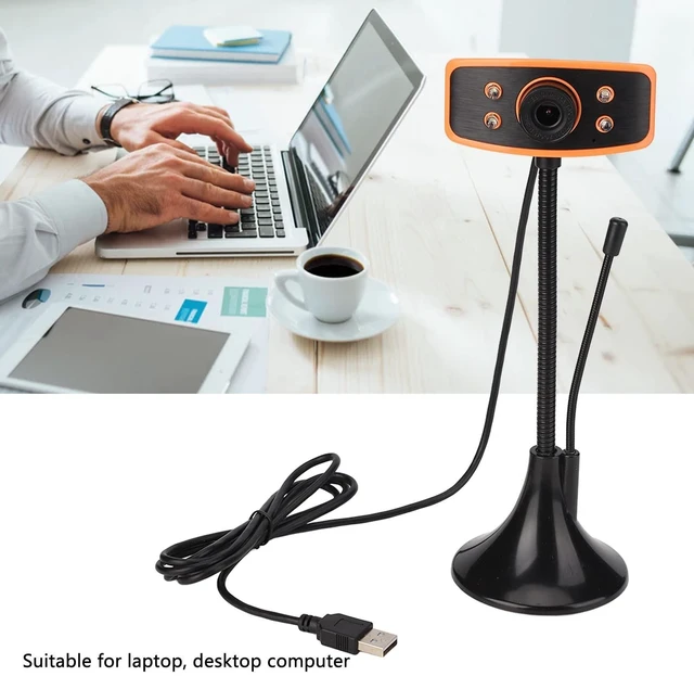 Alt view image 3 of 5 - Tangxi USB Webcam for Laptop, 1080P Web Camera with Microphone, USB Plug and Play Laptop PC Desktop Camera for Video Conferencing Recording