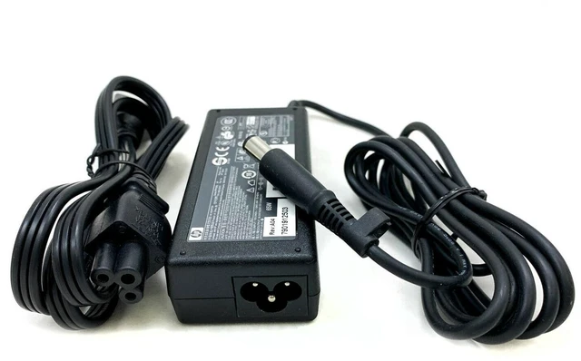Alt view image 4 of 7 - Genuine HP 65W AC DC Power Adapter PPP009D 608425-003 18.5V 3.5A for EliteDesk 800 G1 G2 G3 Desktop Mini PC 2000-2b89WM Notebook PC for 820 840 850 G1 G2 for UltraSlim D9Y32AA 2013 w/Cord OEM