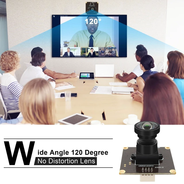 Alt view image 4 of 5 - ALPCAM 2MP Global Shutter USB Camera Module 1200P 90fps High Speed Camera with No Distortion Lens Wide Angle UVC Webcam Board AR0234 Lightburn Camera for Golf Swing Windows, Linux, Android,Mac OS