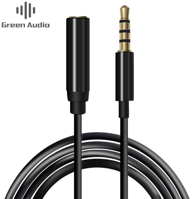 Main image of GAZ-CB26 Lavalier Microphone Extension Cable 2m Male to Female Audio Cable, 3.5mm TRS for Headset/Mic to Phone/PC/Laptop