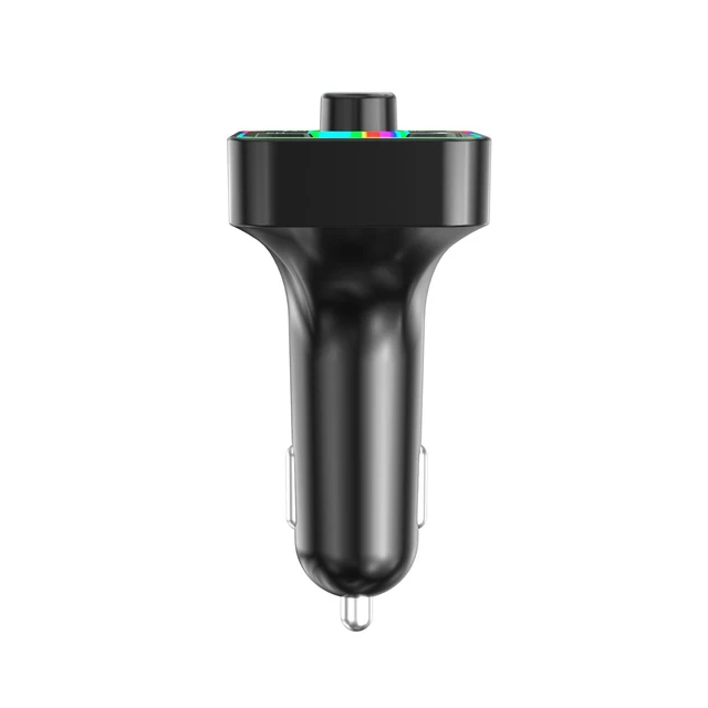 Alt view image 5 of 7 - F3 Car Bluetooth MP3 Player FM Transmitter, U-Disk Music Player, PD Fast Charger, Hands-Free Call Receiver