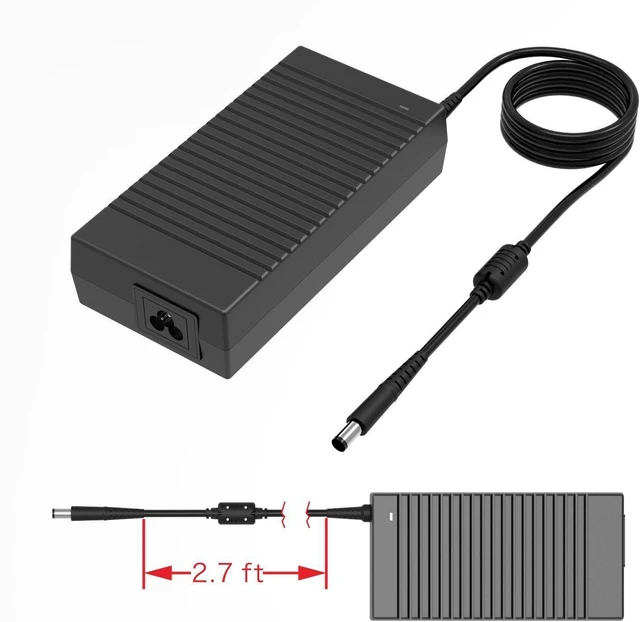 Alt view image 6 of 7 - 180W Dell Alienware Charger, 19.5V 9.5A 185W Dell Power Adapter Compatible Dell Alienware 17 R3/15 R3/15 R2/X51 R2/13/14/M17X/M15X/M14X/X51, Dell Precision M4600/M4700/M4800/M6400/M6500/M6600/M6700