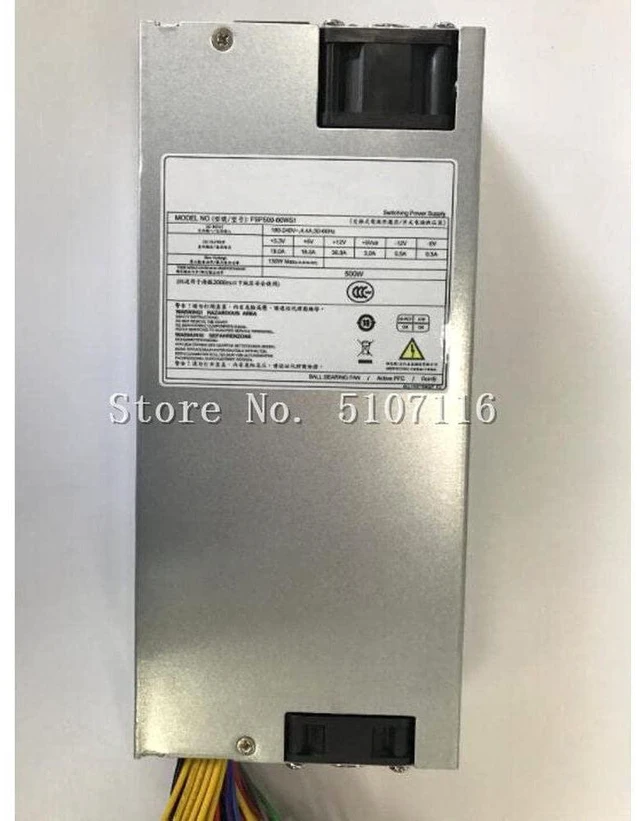 Main image of for FSP500-60ws1 1U Server Power Supply Rated Power 500w Industrial Computer Power Supply quieten Fan