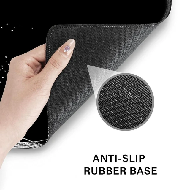 Alt view image 5 of 5 - Desk Pad and Keyboard Wrist Rest, Large Mouse Pad + Keyboard Pad+Mouse Wrist Support, Non-Slip Desk Mat Protector for Office, Home 31.511.8 Inches Wave