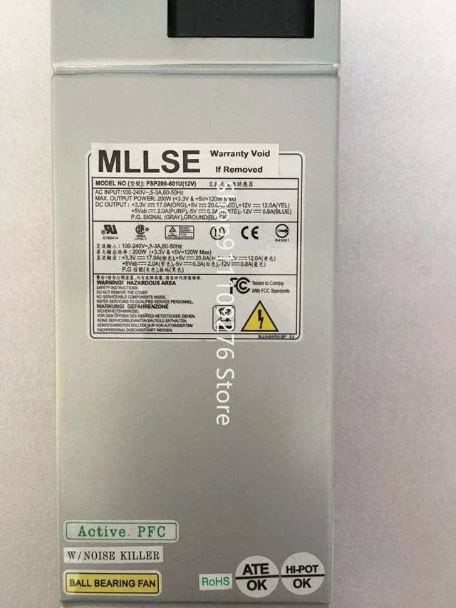 Alt view image 2 of 3 - PSU for FSP200-601U 200W 1U Server Power Supply Industrial Computer Power Supply