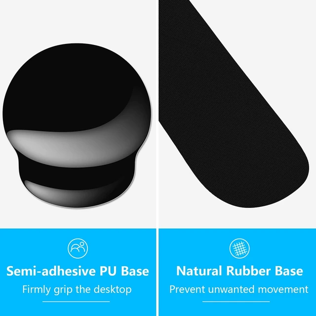 Alt view image 5 of 6 - Keyboard Wrist Rest and Mouse Pad with Wrist Support, Memory Foam Cushion for Keyboard and Mouse Set, Ergonomic Desktop Pad Rests with Non Slip Base for Easy Typing & Pain Relief, Sky Blue