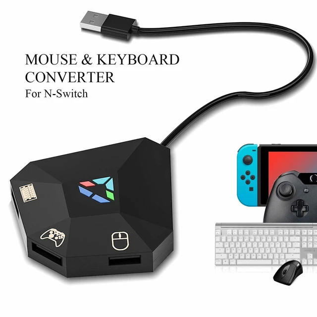 Alt view image 2 of 7 - Mouse/keyboard adapter compatible with Nintendo Switch, PS4, Xbox One/360, PS3
