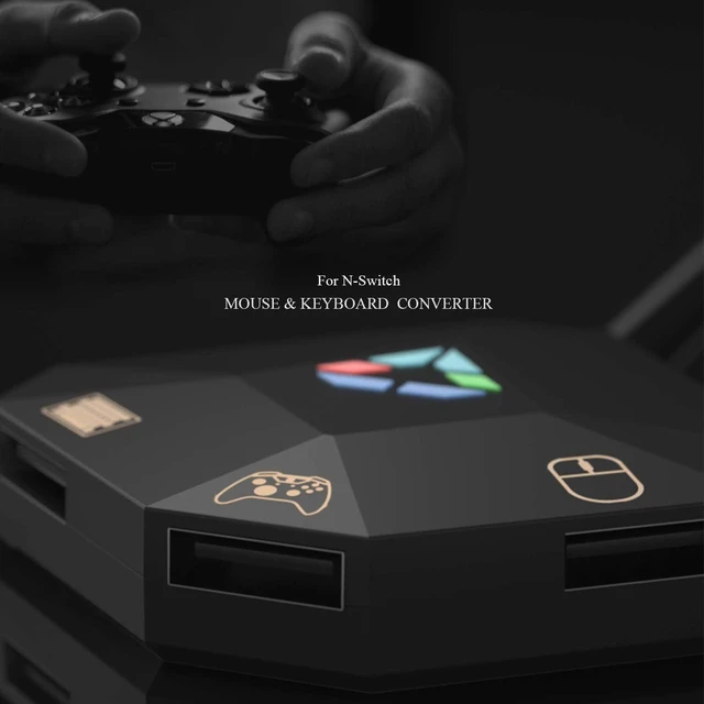 Alt view image 4 of 7 - Mouse/keyboard adapter compatible with Nintendo Switch, PS4, Xbox One/360, PS3
