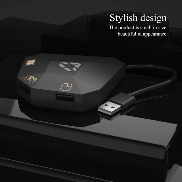 Alt view image 5 of 7 - Mouse/keyboard adapter compatible with Nintendo Switch, PS4, Xbox One/360, PS3