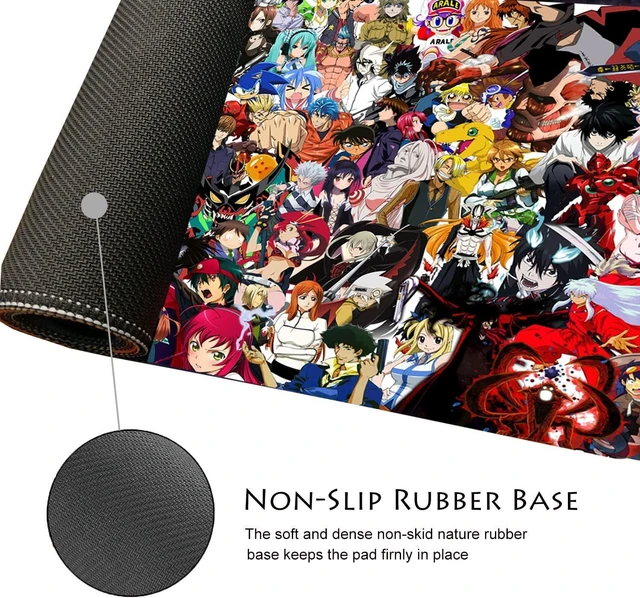 Alt view image 5 of 7 - Extended Large Gaming Mouse Pad, Full Desk Keyboard Mouse Pad, XXL Bigmouse Pad with Anime, Waterproof and Anti-Skid for Office Desk Decor . (35.4×15.75×0.1 inch)