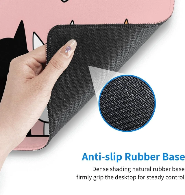 Alt view image 6 of 7 - Pink Cute Kittens Cat Gaming Mouse Pad Large XL Girls Kawaii Desk Mat Long Extended Pads Big Mousepad for Home Office Decor Accessories