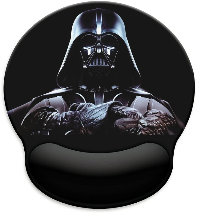 Main image of Black Mouse Pad with Wrist Rest,Non-Slip Rubber Base for Comfortable Gaming Mousepad - Ergonomic Mouse Pad with Wrist Support Suitable for Laptop Desktop and Work, Office Desk Accessory