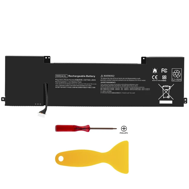 Alt view image 3 of 5 - 15.2V Battery for HP Omen 15-5013DXHP 15-5013TXHP 15-5014TXHP 15-5015TX