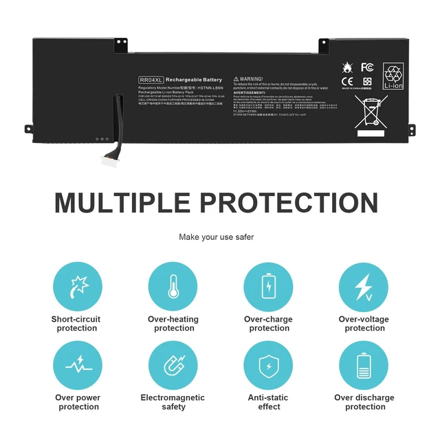 Alt view image 5 of 5 - 15.2V Battery for HP Omen 15-5013DXHP 15-5013TXHP 15-5014TXHP 15-5015TX